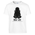 Bärvitt t-shirt - Barn - Barnuppropet