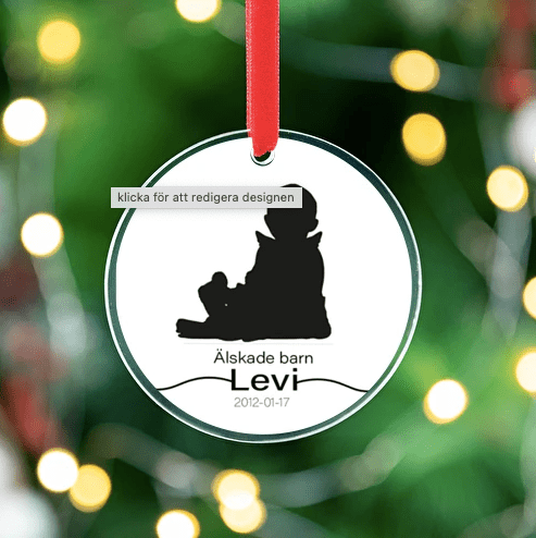 Julgransdekoration - Kula - Barnuppropet